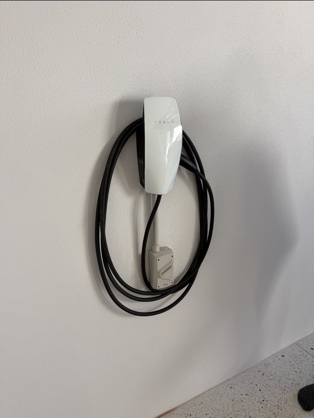 Home EV charger installation project 3