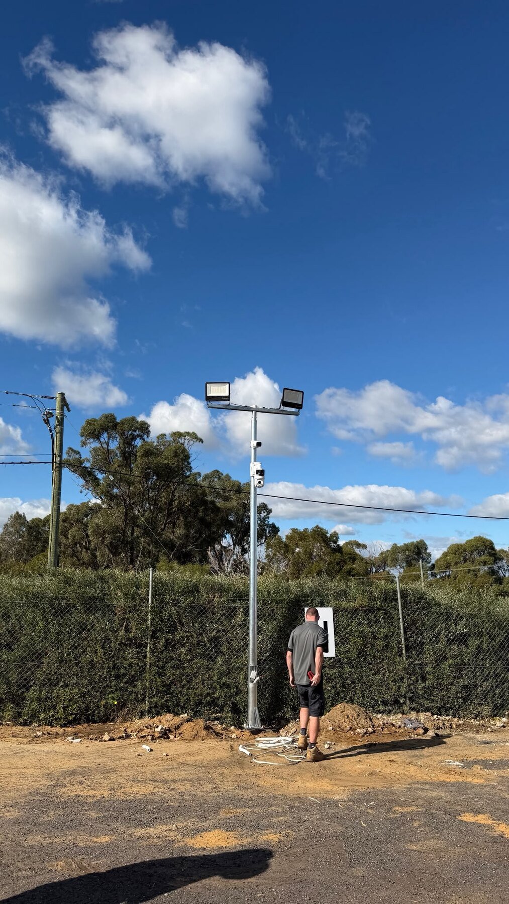 Commercial lighting and floodlighting project